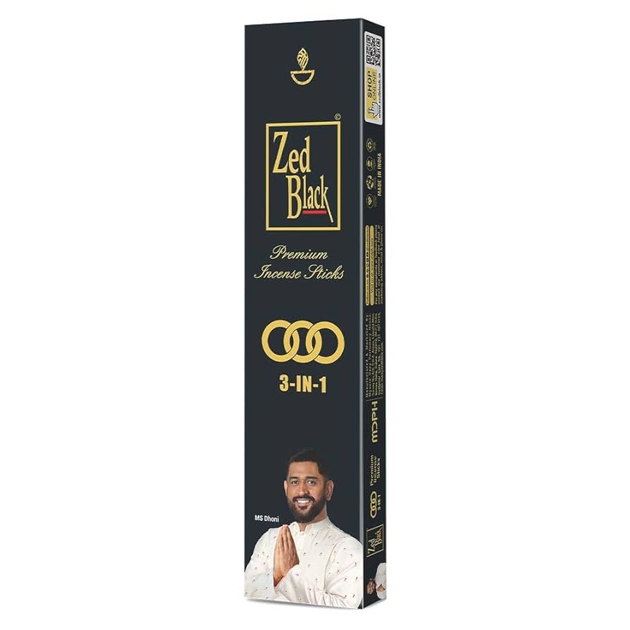 Zed Black incense  3 in 1 Sticks 